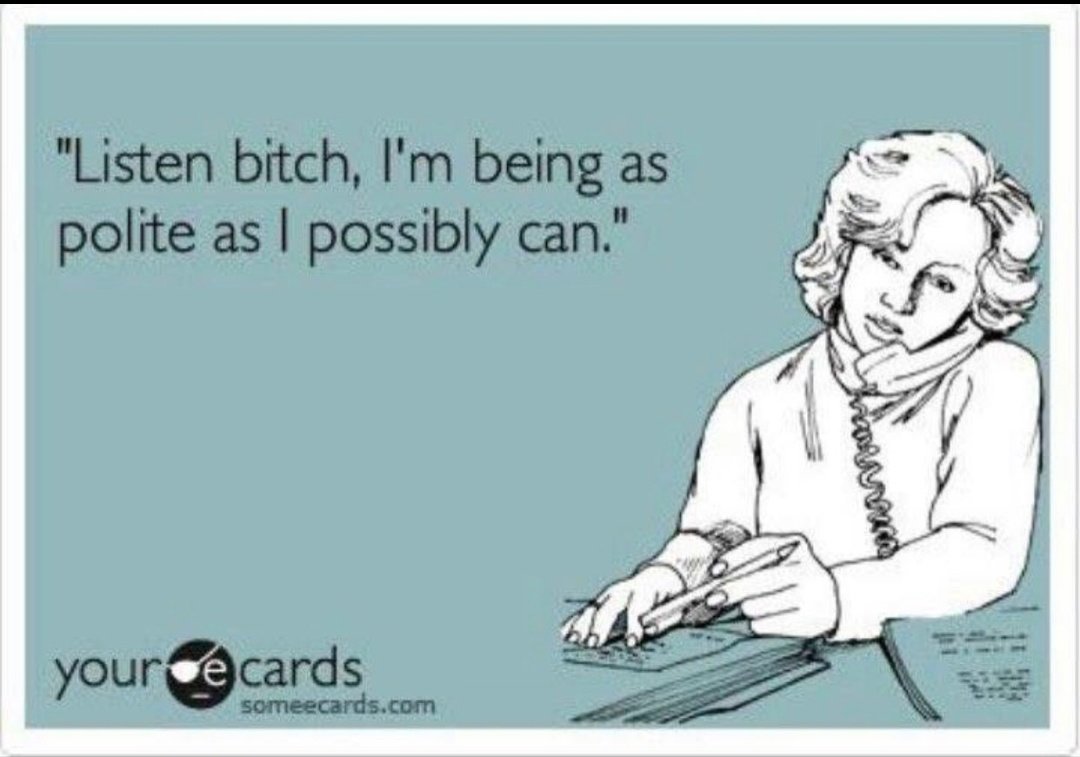 Don't push it.!!!! 😤