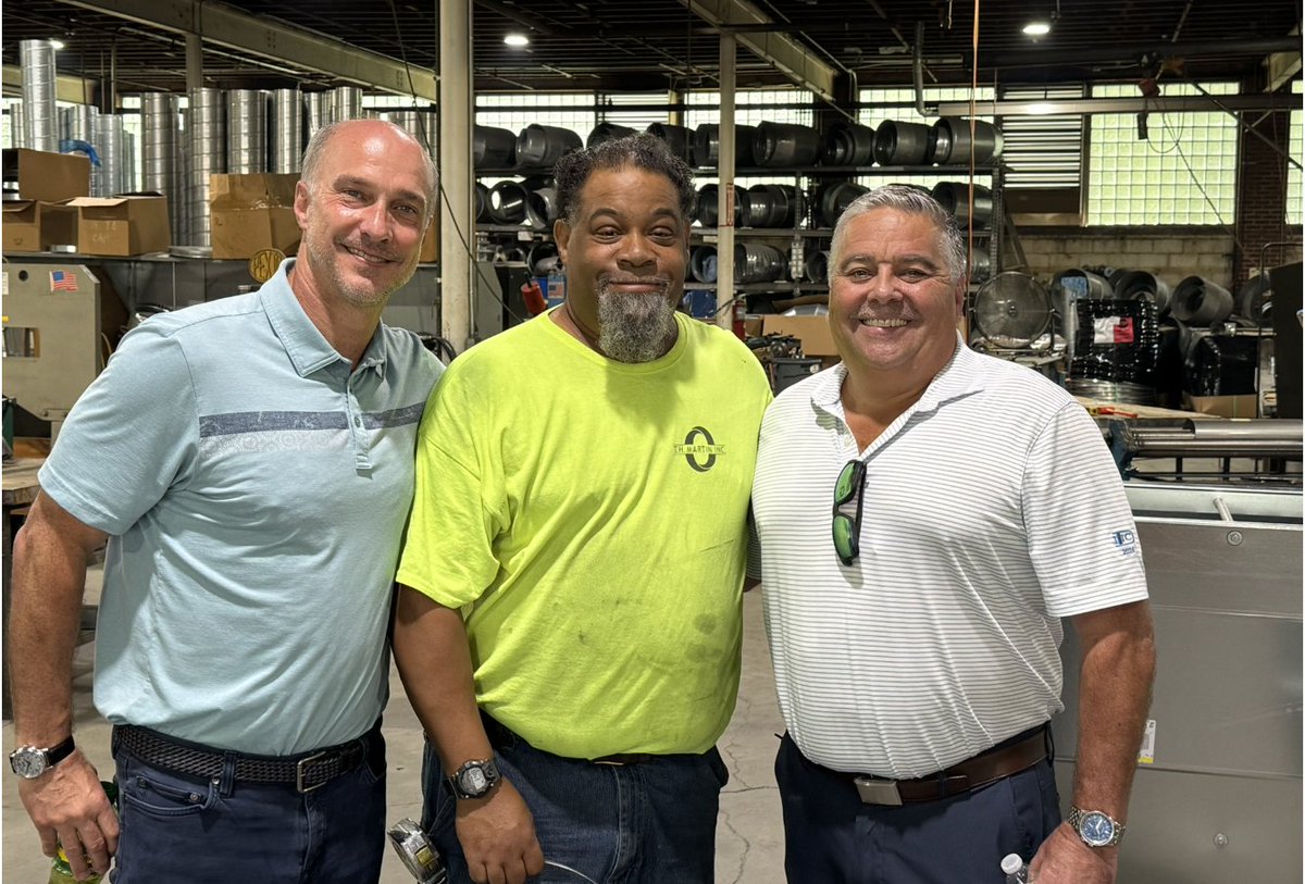 SMACNA's tweet image. SMACNA National President Tom Martin recently hosted SMART General President Michael Coleman at Cleveland-based contractor T.H. Martin. Martin and Coleman have worked together for years, ranging from Coleman serving as foreman at T.H. Martin, their collaboration on labor issues…