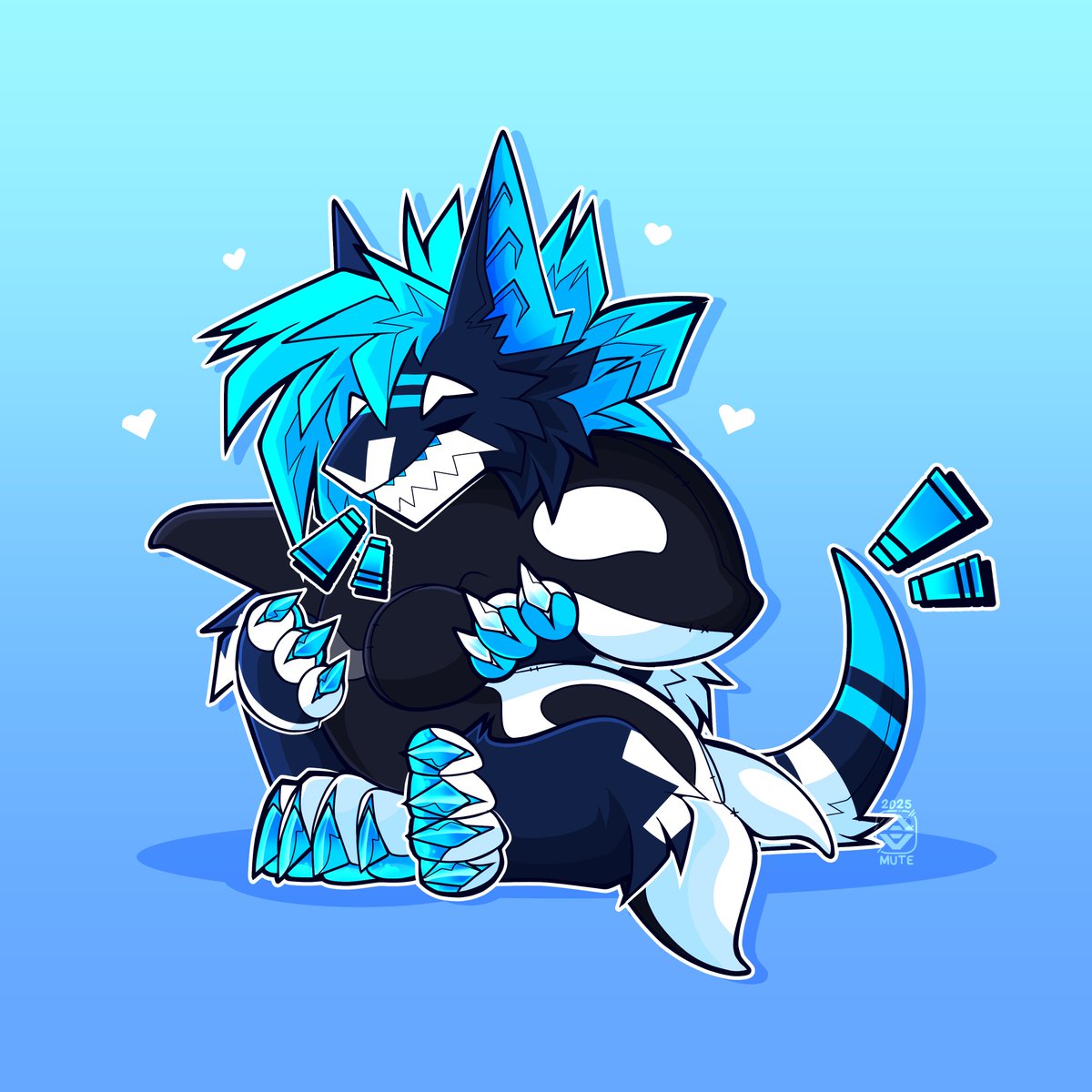 MUTE_GOES_CLICK's tweet image. personal piece as yesterday was dolphin and whale day c:
for those who don't know.. I adore orcas :D! they are my absolute favourite animal and before becoming a furry artist, my dream was to work with them ^^ (still is my dream ngl XD)
#furry #furryart #mute