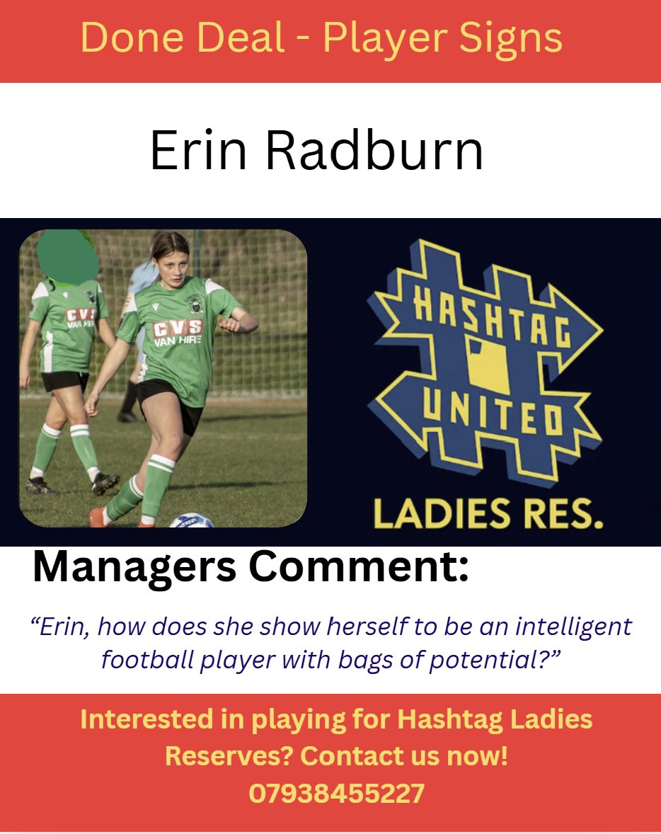 <a href="/hashtagutdwomen/">Hashtag United FC Women</a> 

One to watch