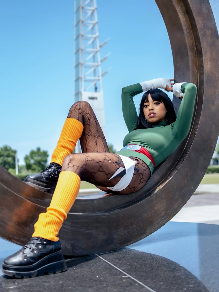 punkblackdotcom's tweet image. Rock Lee cosplay by @original_dax_queen 
📷 senpai.sb