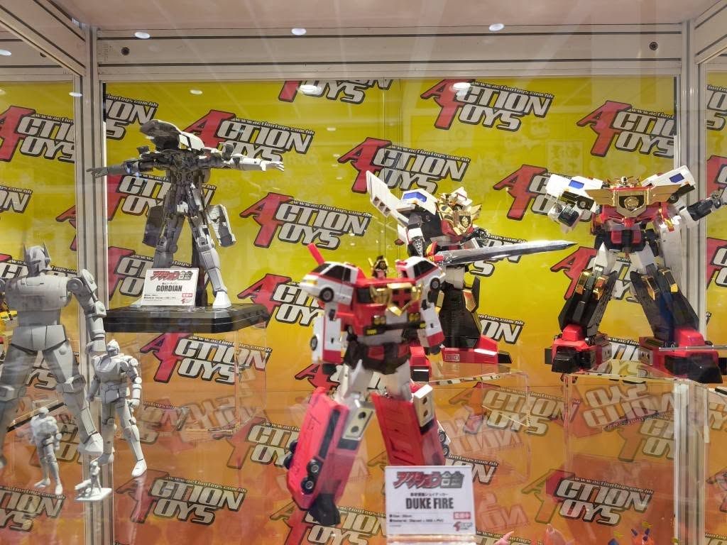 G_vvell's tweet image. Action Toys Action Gokin
アクショントイズ アクション合金
액션토이즈 액션합금 단쿠가, 듀크 파이어, 파이어 제이데커, 단쿠가, 고디안 등
#超獣機神ダンクーガ #Dancouga #勇者警察ジェイデッカー #デュークファイヤー #JDECKER #闘士ゴーディアン #GordianWarrior
