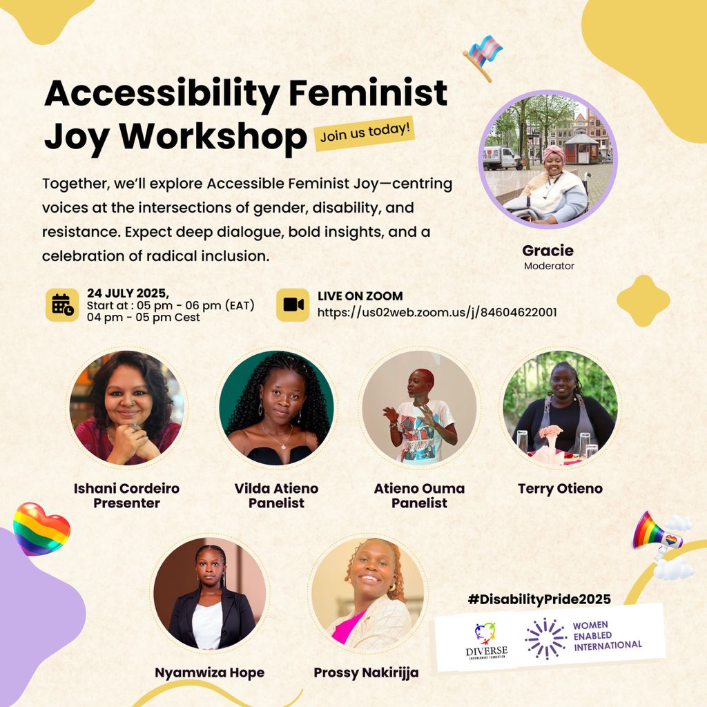 Queerprism256 podcast (@queerprism256) on Twitter photo “At <a href="/DiverseEmpower2/">Diverse Empowerment</a> always knew the community wanted to be inclusive but we didn’t know how to do it but now we are learning and sharing together.” Said Gracie during the accessible Feminist Joy webinar co-hosted with <a href="/WomenEnabled/">Women Enabled International</a> as part of the #DisabilityPride2025 campaign. “At <a href="/DiverseEmpower2/">Diverse Empowerment</a> always knew the community wanted to be inclusive but we didn’t know how to do it but now we are learning and sharing together.” Said Gracie during the accessible Feminist Joy webinar co-hosted with <a href="/WomenEnabled/">Women Enabled International</a> as part of the #DisabilityPride2025 campaign.