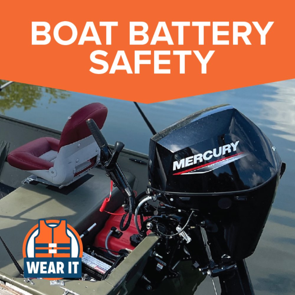 Get the most from your boat batteries. Ensure that connections to the batteries are clean, bright, and well made. More tips available at safeboatingcampaign.com #safeboating #boatingtips