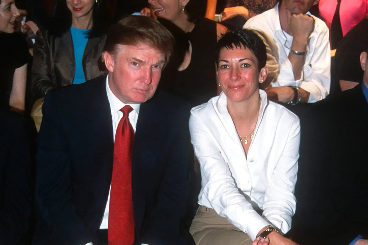 Reminder as Trump’s DOJ meets with Ghislaine Maxwell:

- Trump's former personal lawyer is meeting with her
- Ghislaine Maxwell and Trump have been close friends for years
- Last week Trump fired the prosecutor who put Ghislaine Maxwell and Epstein in prison