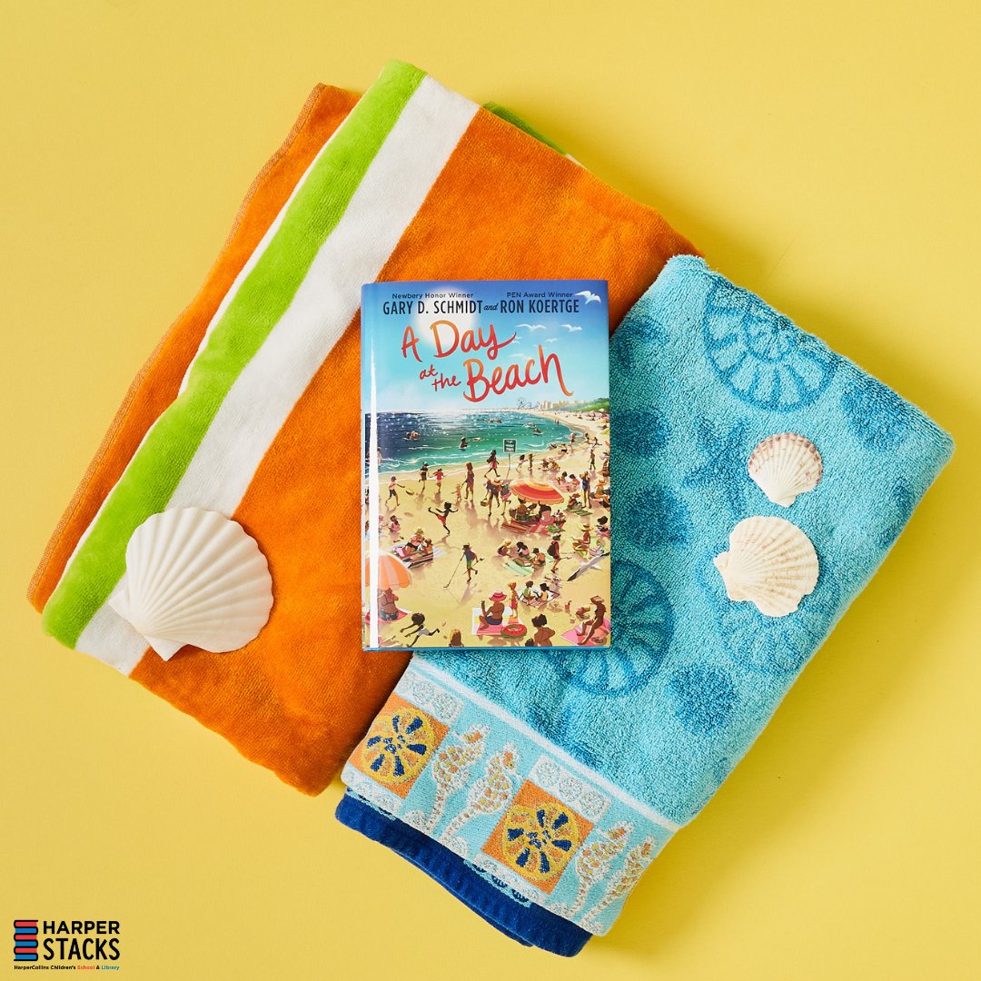 HarperStacks's tweet image. Do you have a favorite summer activity? ☀️
We personally love enjoying the weather with a great beach read, and A DAY AT THE BEACH by Gary D. Schmidt and Ron Koertge is the perfect pick! 🏖️
Download our free educator's guide here: bit.ly/42ET9Bx