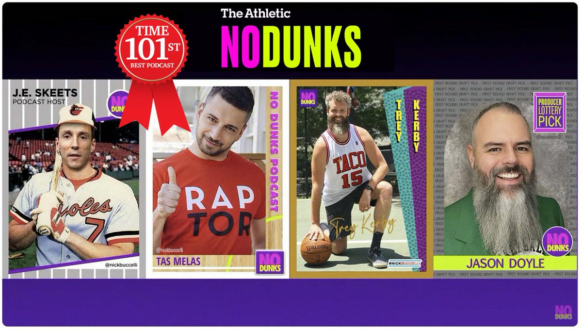 Congratulations to <a href="/NoDunksInc/">No Dunks</a> for being Time Magazine's 101st Best Podcast!!! 😂🤣
.
#NoDunks #basketball #podcast