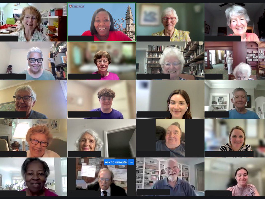 From coast to coast, we gathered on Zoom to share stories, spark ideas, and celebrate the power of aging well.  To learn more about SuperAging, visit our website: haarc.center.uchicago.edu/superaging/

#SuperAging  #AgingWellTogether