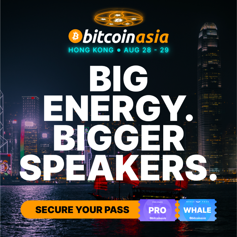 TheBitcoinConf's tweet photo. Eric Trump. David Bailey. Signal over noise. Bitcoin Asia is where it all converges. Go Pro or Whale for premium access. 👇