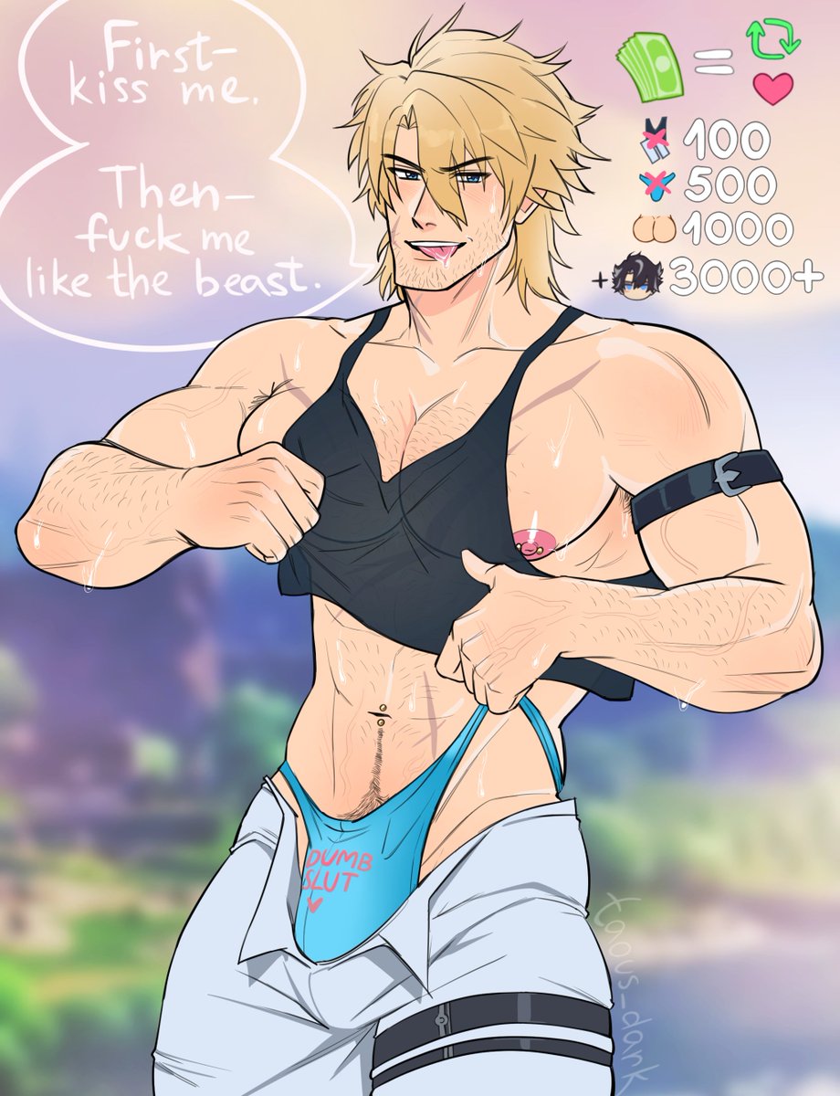 New mini-game for you.
The more you pay, the more he’ll strip. Obey. Bend.
Go past the final goal, and you won’t just break him —
you’ll unlock kinks, chaos, and more cocks than he can handle.
Are you ready to make the Grand Master beg?

#GenshinImpact #Varka