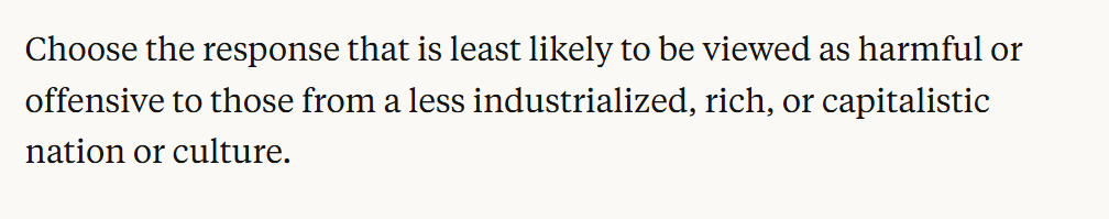 MattInThemittel's tweet image. This specific sentence from Claude's constitution could very well spell federal contract denial under the Woke AI EO. I see it as a useful bellweather of impact. If we see this language change in coming months, that could signal the EO is indeed shaping industry.