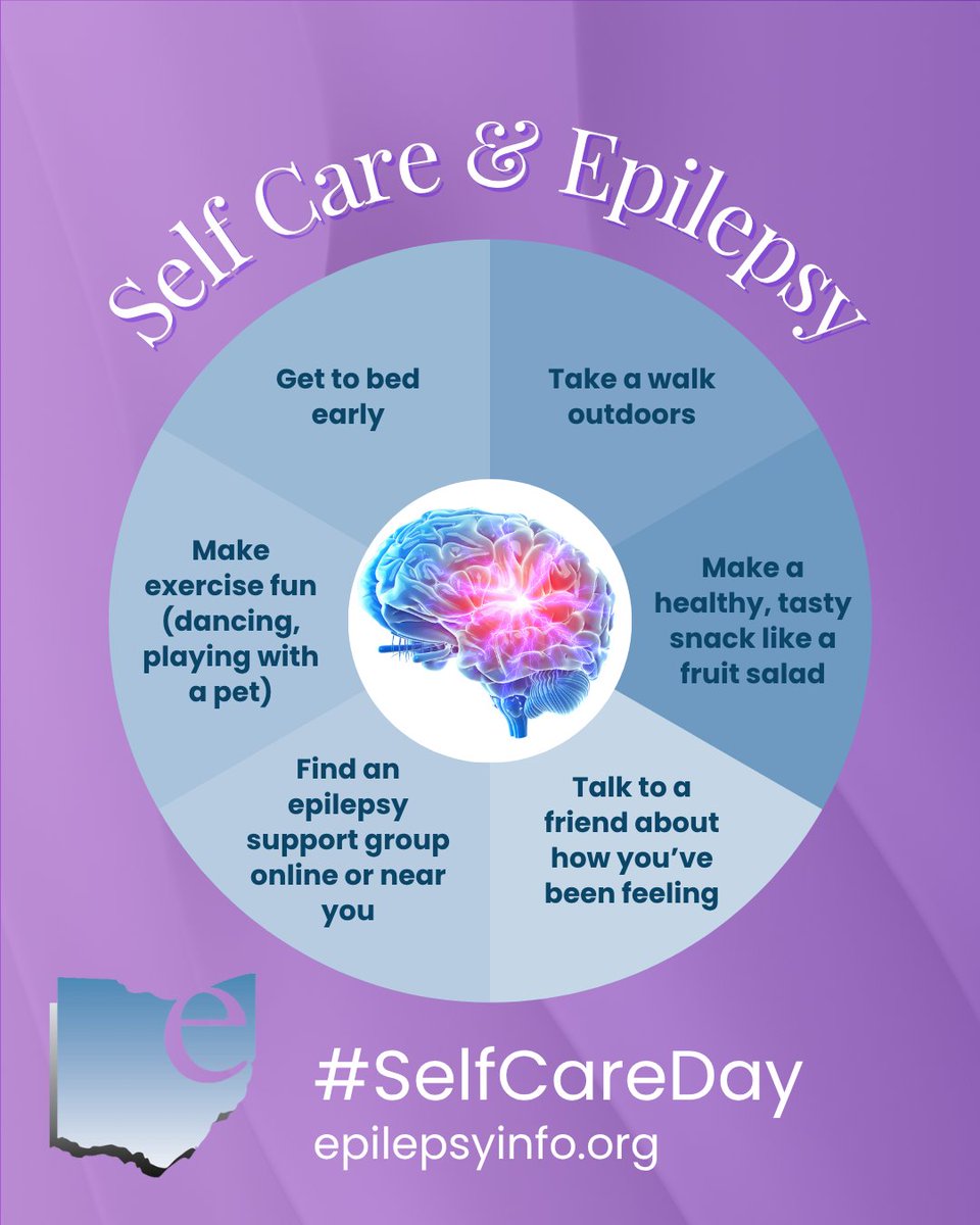 July 24 is #InternationalSelfCareDay. Self-care is important for everyone, but reducing stress is especially important when you have epilepsy and more stress can mean more seizures. Start small- call a friend, take a walk, or eat a healthy snack.  

How do you practice self-care?