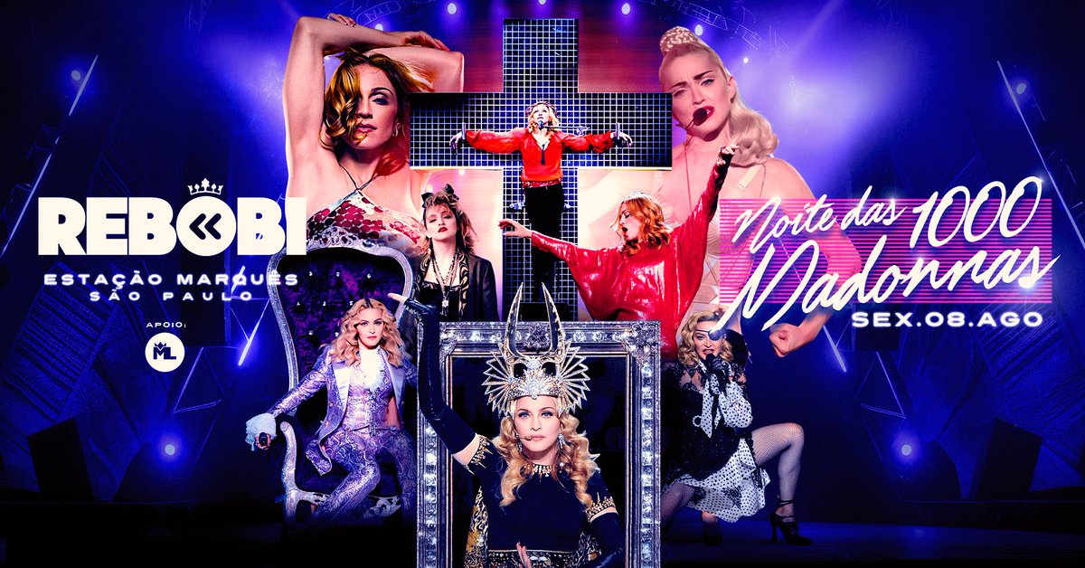 E a noite das 1000 Madonnas de 2025 já tem data: SEXTA, 8 de agosto, Rebobi e <a href="/MadonnaLiteral1/">Madonna Literal</a> celebram o aniversário da Rainha do pop. Queen Mother Madonna We ❤️ you! 

Ingressos >> sympla.com.br/evento/rebobin…