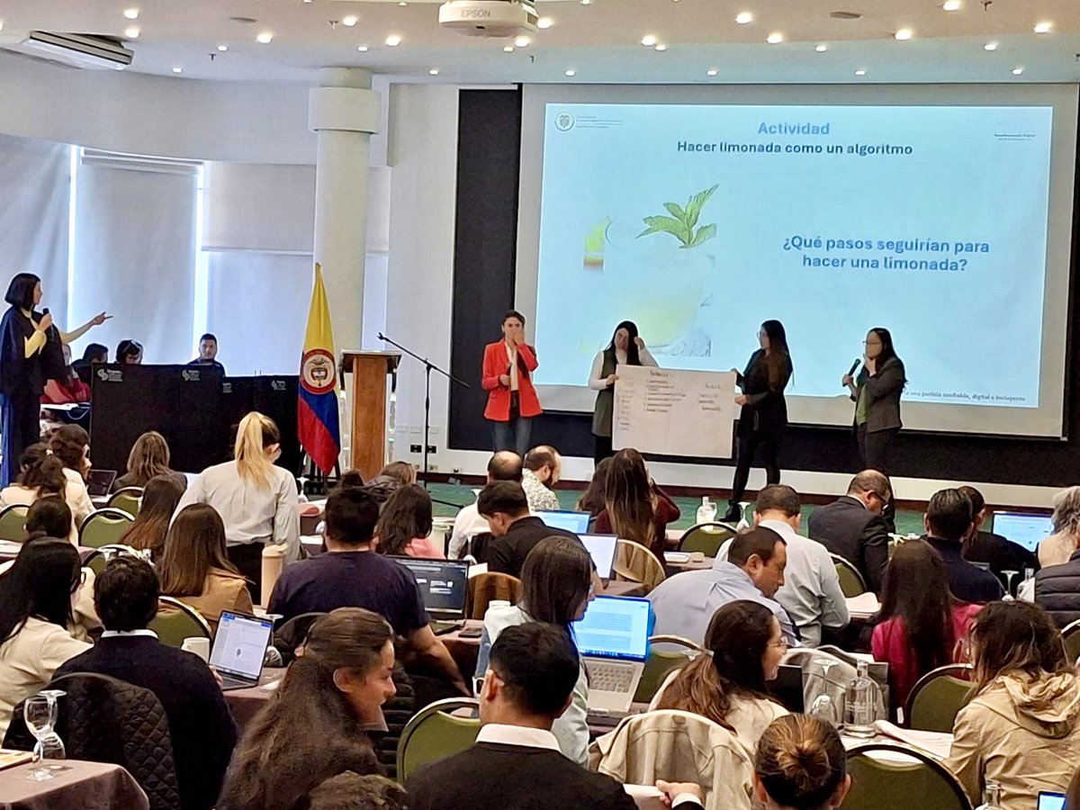 Ejrlbnet's tweet photo. 🤖⚖️ #Ahora inicia la segunda jornada "IA Responsable en la Rama Judicial: del marco normativo a la práctica" 🧠📖
📍Con talleres prácticos liderados por @CConstitucional y #UTDI, junto a Heidy Balanta y Natalia Gaona, magistrada auxiliar @JudicaturaCSJ https://t.co/RXUaZqyCzY