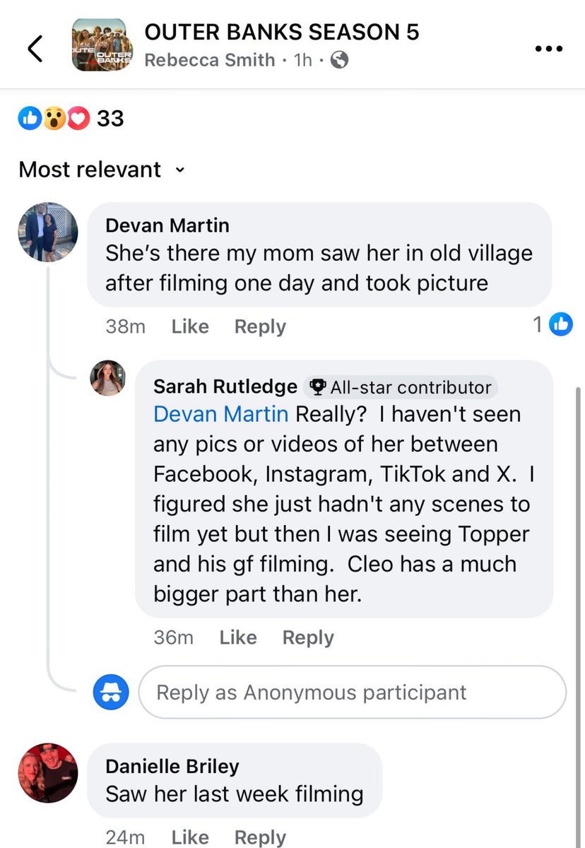 outerbanksupd's tweet image. For those wondering what happened to Carlacia aka Cleo all right she was seen filming last week by some fans