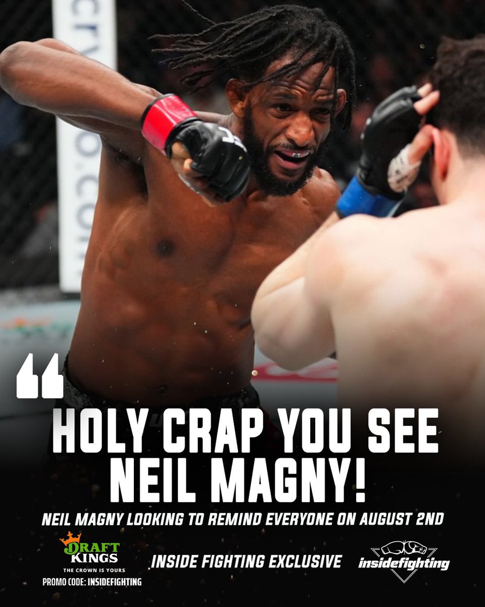 InsideFighting_'s tweet image. Neil Magny is looking forward to reminding fans what hes capable of in his next fight! 🔥
"I want to go out there and shine so bright Saturday night that come Sunday morning it's kind of like, 'Holy crap Neil Magny is back!' "
Full interview live on @insidefighting Yt…