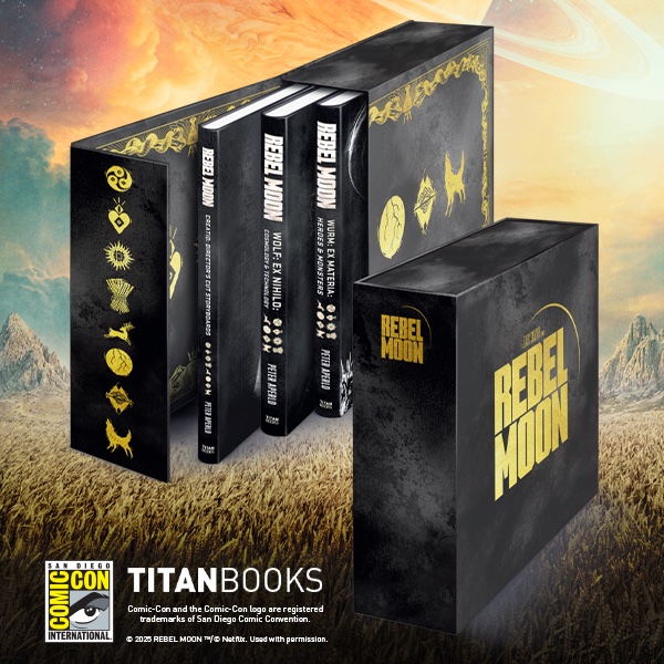 ZackSnyder's tweet image. If you're heading to San Diego Comic-Con, Titan booth #5537 has Rebel Moon: Nemesis #1 SDCC Exclusive with a Kael Ngu foil cover and limited signed copies of Rebel Moon: Creatio