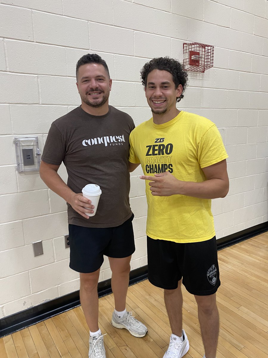 Kenny Nguyen (@coachk_nguyen) on Twitter photo Awesome morning as former <a href="/QCMBB/">Quincy College Basketball</a> <a href="/DougyAlves0/">Dougy_alves0</a> and QC Athletic Director/coach <a href="/CoachD_Scott/">Doug Scott</a> caught up at <a href="/PAAthleticsLLC/">PA Athletics</a> camp!
Good people, giving back! Awesome morning as former <a href="/QCMBB/">Quincy College Basketball</a> <a href="/DougyAlves0/">Dougy_alves0</a> and QC Athletic Director/coach <a href="/CoachD_Scott/">Doug Scott</a> caught up at <a href="/PAAthleticsLLC/">PA Athletics</a> camp!
Good people, giving back!