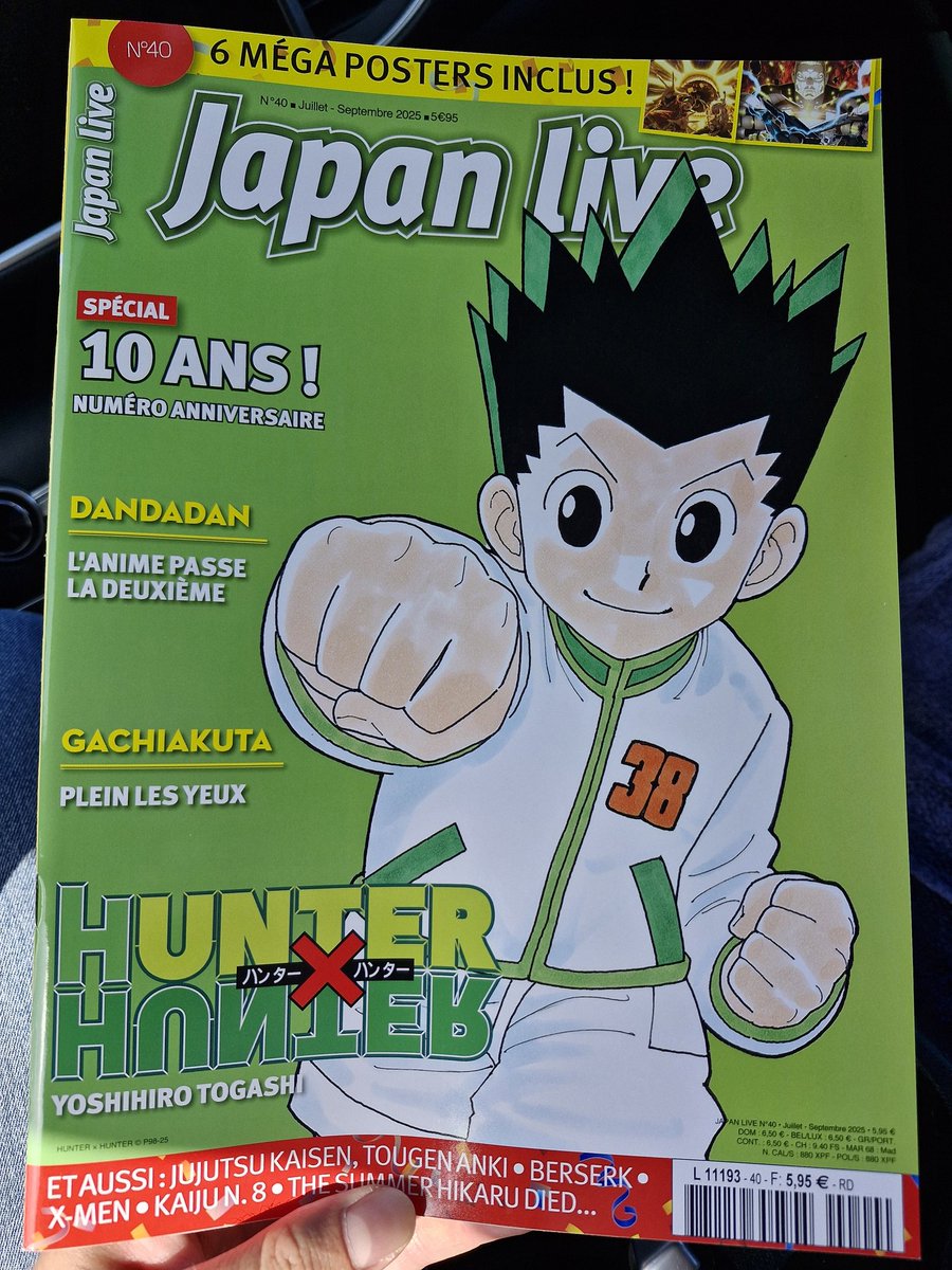 GourmetHunter27's tweet image. J'ai pris ce magazine au marchand de journaux je ne sais pas ce que ça vaut mais en tout cas ce qui est sûr c'est que je suis un très gros pigeon 🕊🕊🕊
Tu me mets du hunter Hunter forcément j'achète 😂😂😂