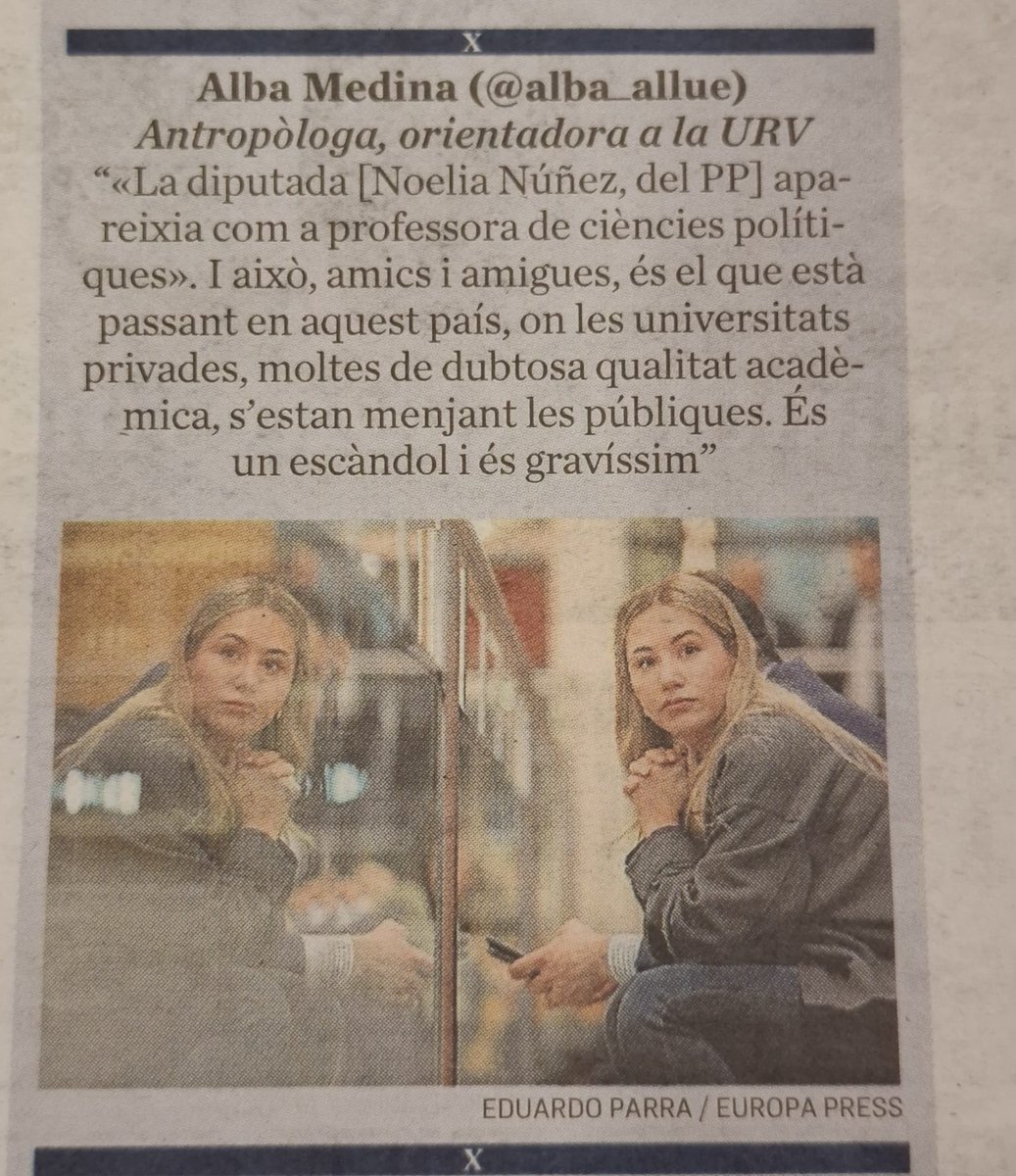 alba_allue's tweet image. Avui al @diariARA 😅
Gràcies @laurapelay per avisar!
