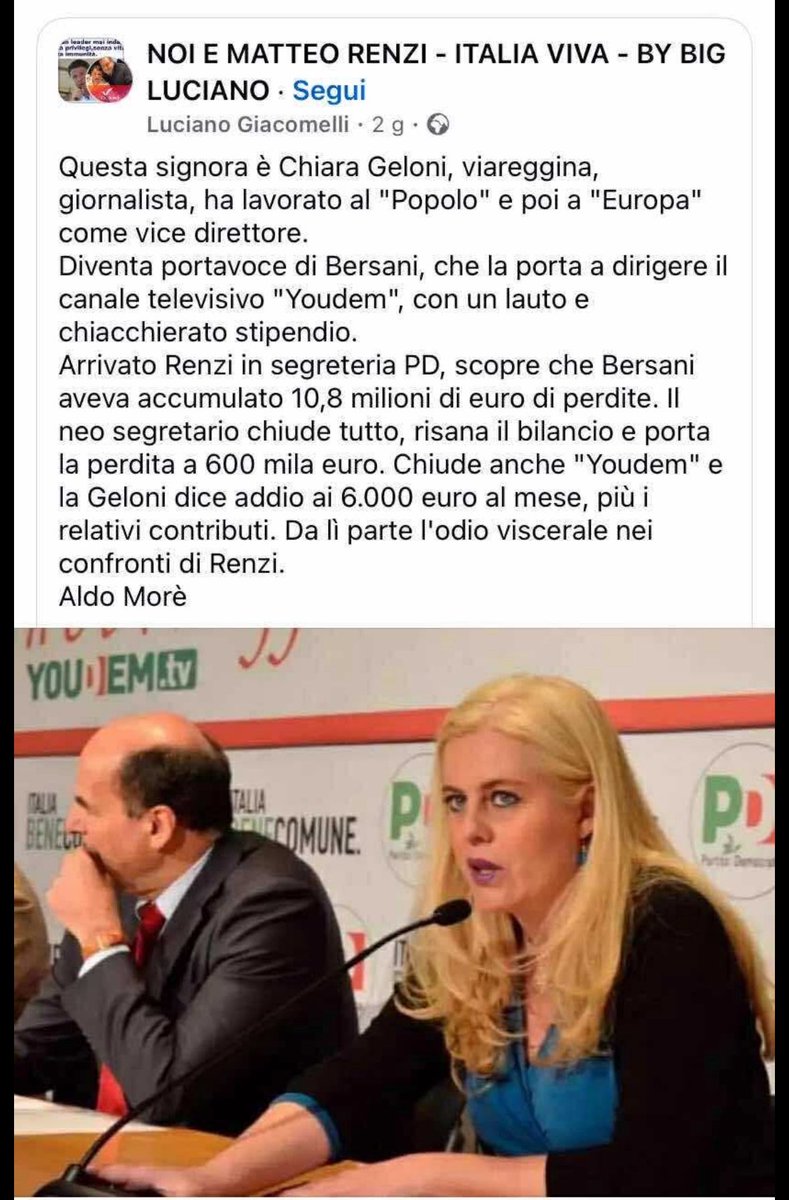chiara geloni tweet media