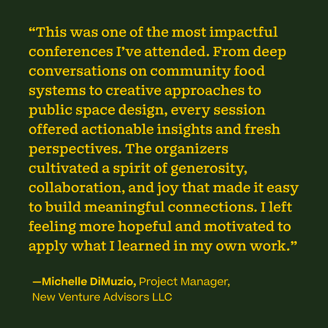 PPS_Placemaking's tweet image. It was a joy to gather 255 market leaders at #PublicMarkets25, cohosted by @MKEPublicMarket! Here's a bit more about our attendees & what they thought! Click to see our full conference report: publicmarkets.pps.org/12/report
Thank you to our Platinum Sponsor @myEducatorsCU