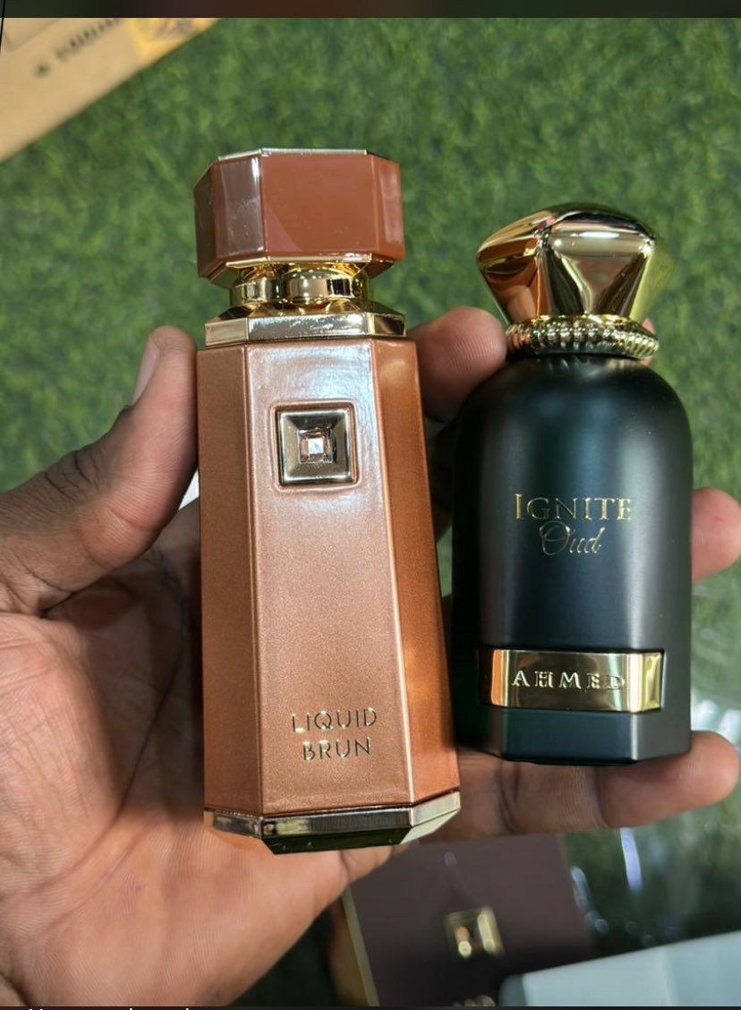 Enkay_Williams's tweet image. Liquid Brun layering combo
Liquid Brun X Ignite Oud🏷️150,000
Both available for immediate delivery 🚚✅
Kindly send a DM 📥 to shop🛍️
