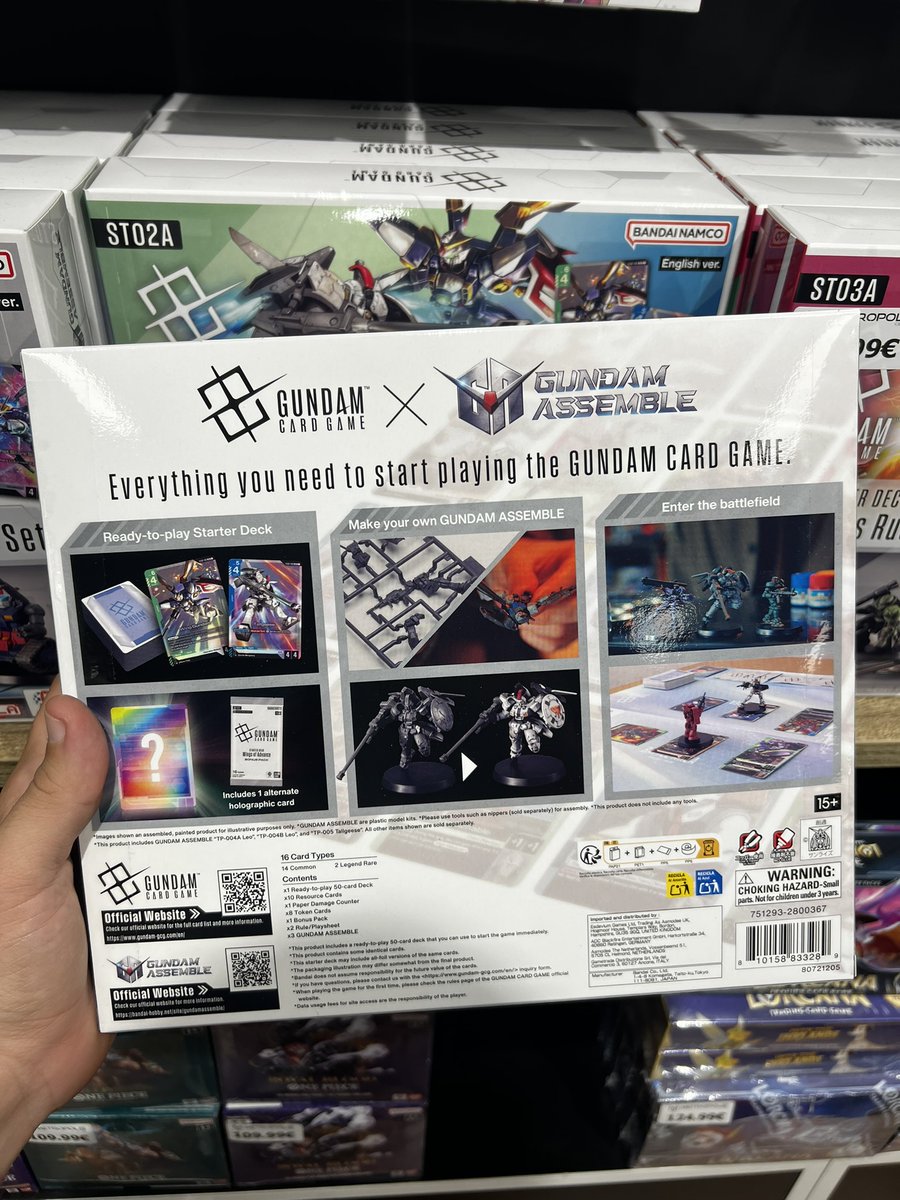 MetropolisCnter's tweet image. 😱 ¿Habéis visto que pasada de productos que nos trae #Gundamtcg?
➡️ #TCG y #gunpla se fusionan en este productazo que va a marcar la diferencia en el modo de juego de cartas coleccionables.
📱Encuéntralos buscando por #gundam aquí: metropolis-center.com