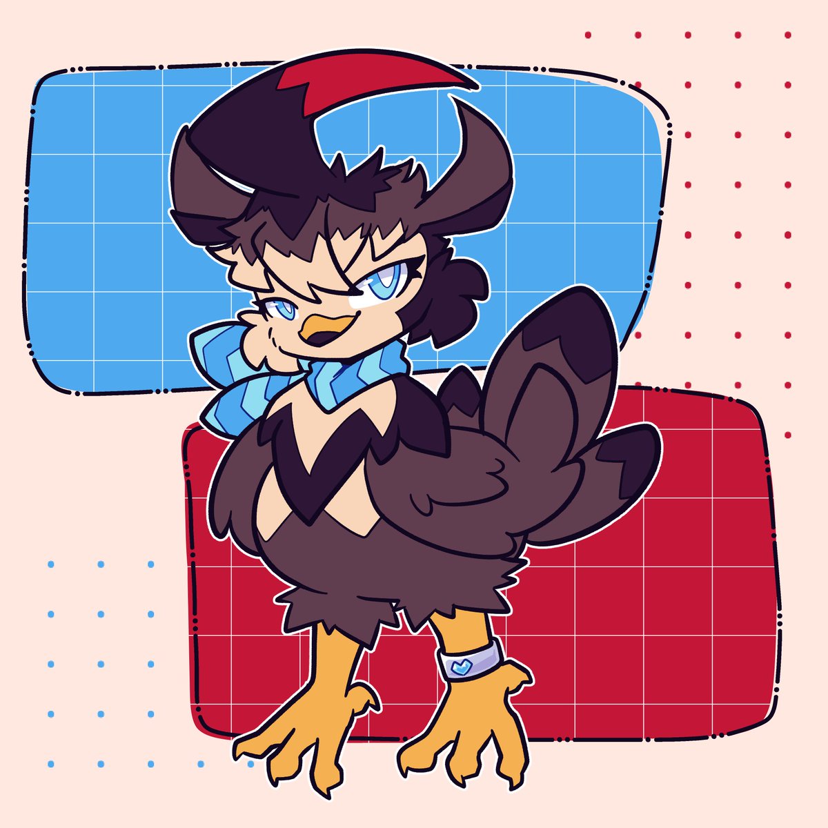 Scruffyeevee's tweet image. Sassy Birb!