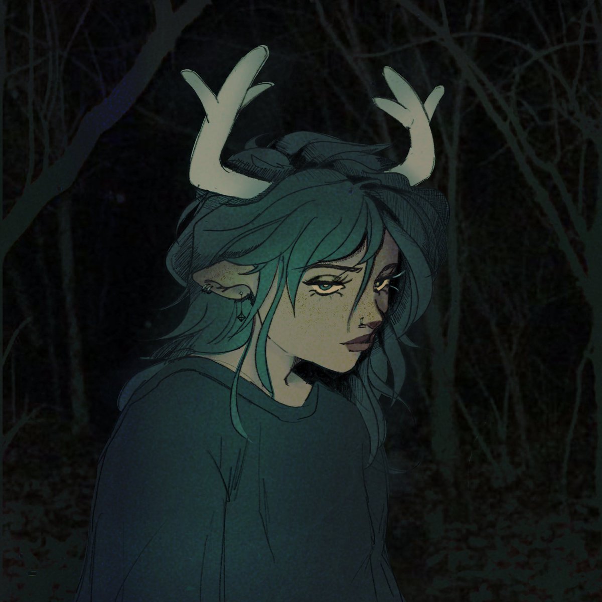 mind_blank__'s tweet image. Out here haunting the narrative or wahteva #DELTARUNE #deltarunechapter4 #DessHoliday