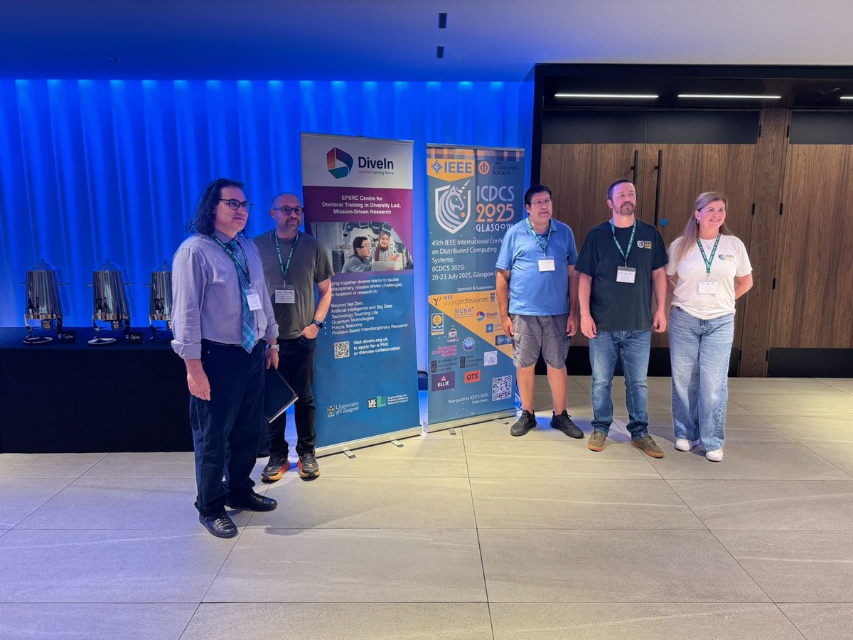 ICDCS2025's tweet image. 🎉That’s a wrap on #ICDCS2025! What an amazing team behind one of the leading conferences in #DistributedSystems.
✅250+ papers, 5 keynotes, 12+ workshops/tutorials
🌍 40+ countries,🏆Awards & social events!
Huge thanks to all authors & attendees who made it a success!