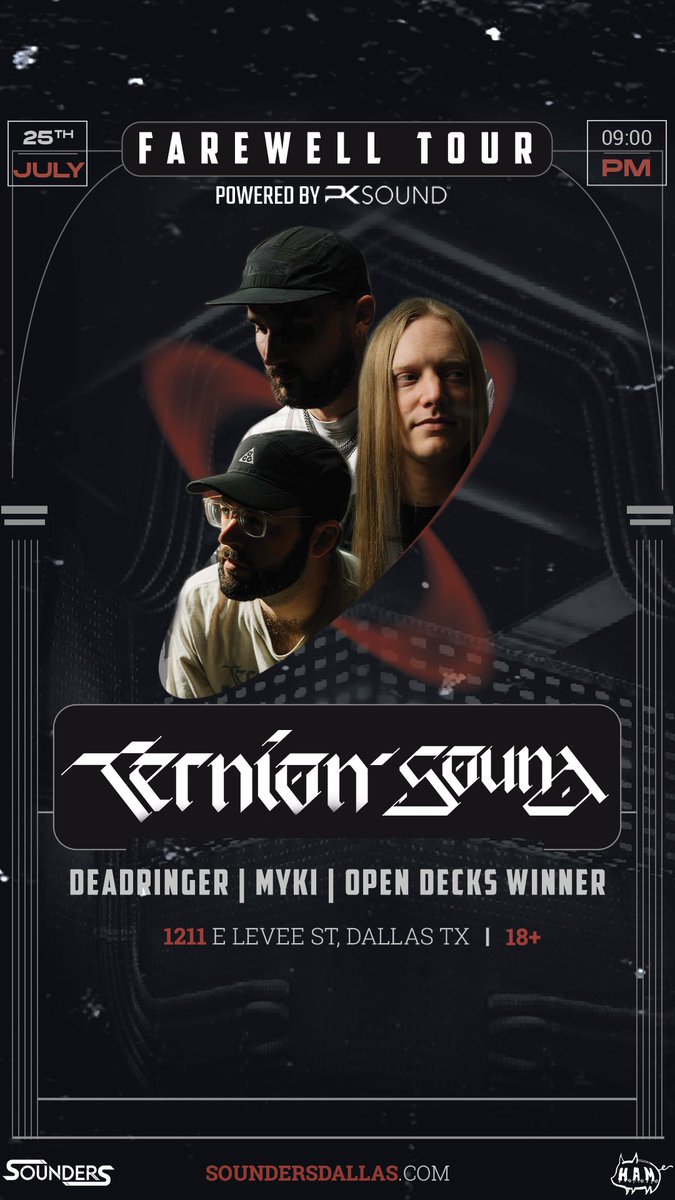 apexmoro's tweet image. This weekend @SoundersDallas. Gunna be a fookin blast! You will not want to miss out, even if only one night, you have to be there! All the bass music 💯💯

Use my code: DEMONSLAYER to save some dollas !! 

🎫: soundersdallas.com/pages/events-t…