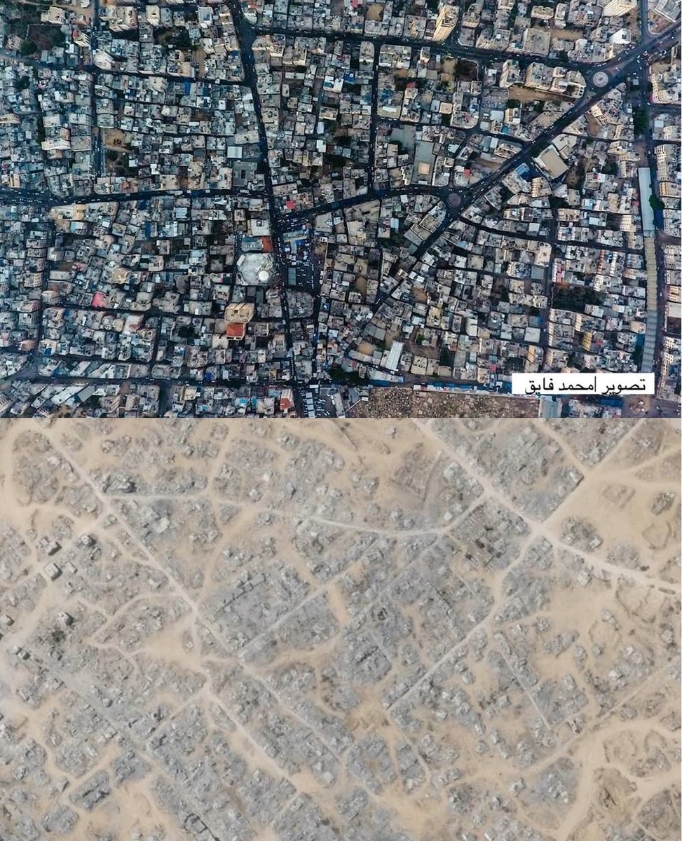 The_Nomad43's tweet image. It began with Israeli official denials, “We don’t target schools or hospitals.”
But today, Gaza’s reality speaks for itself: entire neighborhoods flattened, hospitals reduced to rubble, schools turned into mass graves.
What started as claims of “precision strikes” has turned…
