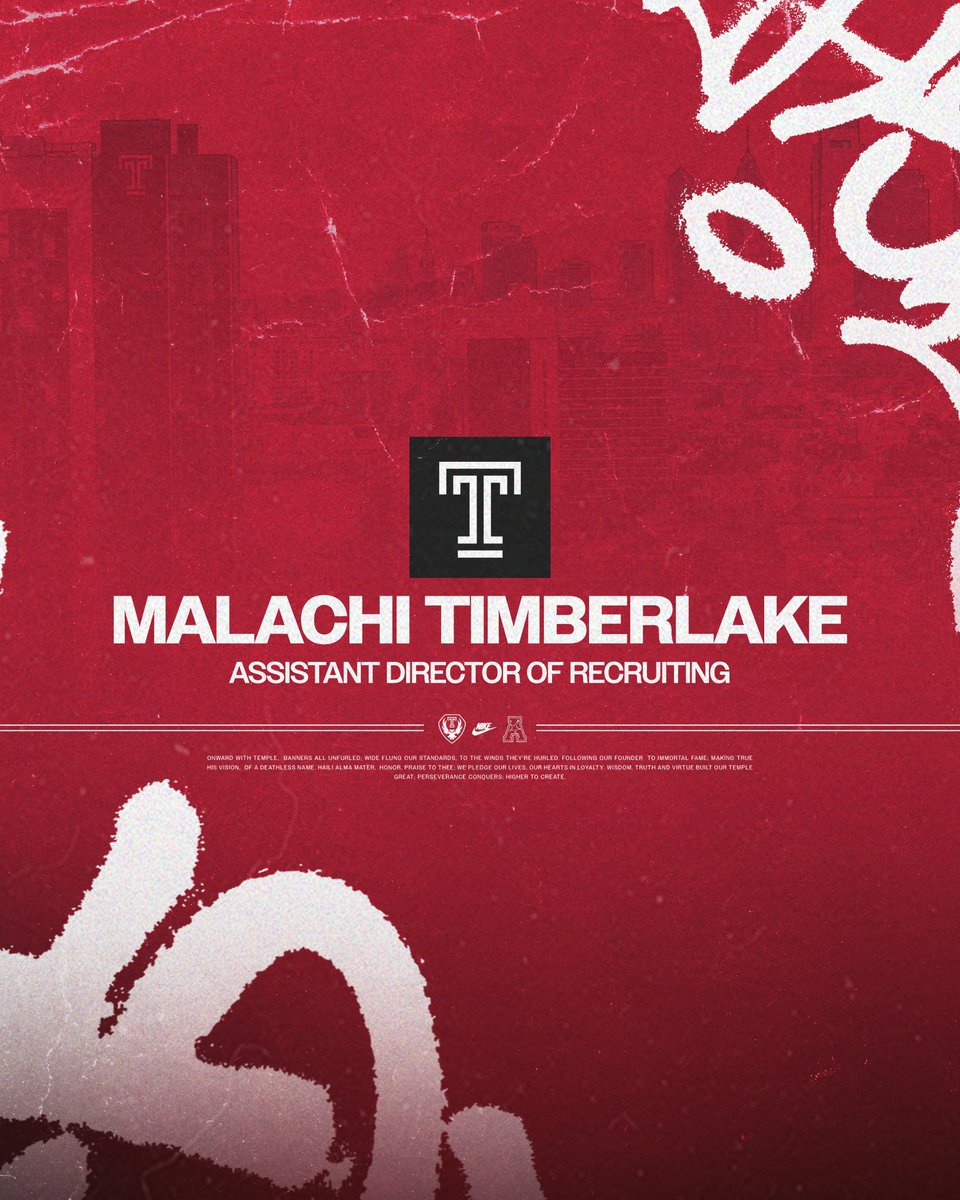 Blessed Beyond Measure For This Opportunity. 

Thank You To Everyone That Played A Part Of Making This Happen!

#TempleTuff 💎