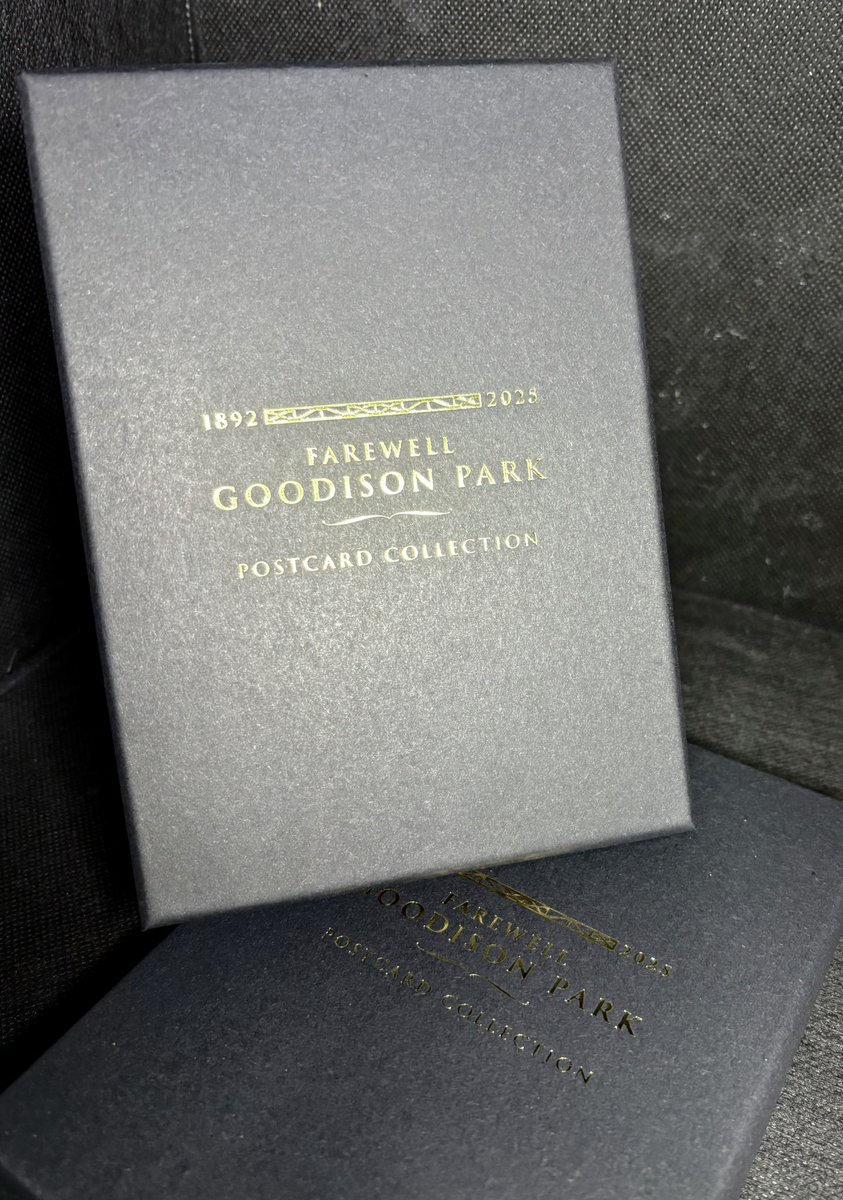 ToffeeArt's tweet image. Complete Farewell Goodison Park postcard collection available in a rather lovely presentation box.
These won’t be available again in the boxes once they are gone.
#EFC #FarewellGoodison