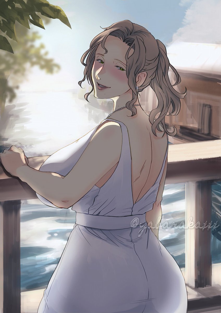 すけべではないが……夏っぽい絵可愛く描けたと思うッ!! 