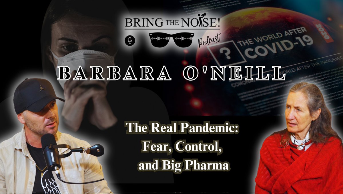 🎙️ TONIGHT • 7 PM

Barbara O’Neill joins me to share unfiltered views on "the pandemic" and the deeper question: Have we been manipulated longer than we think?
YouTube click the link to subscribe &amp; watch :

youtube.com/@bringthenoise…