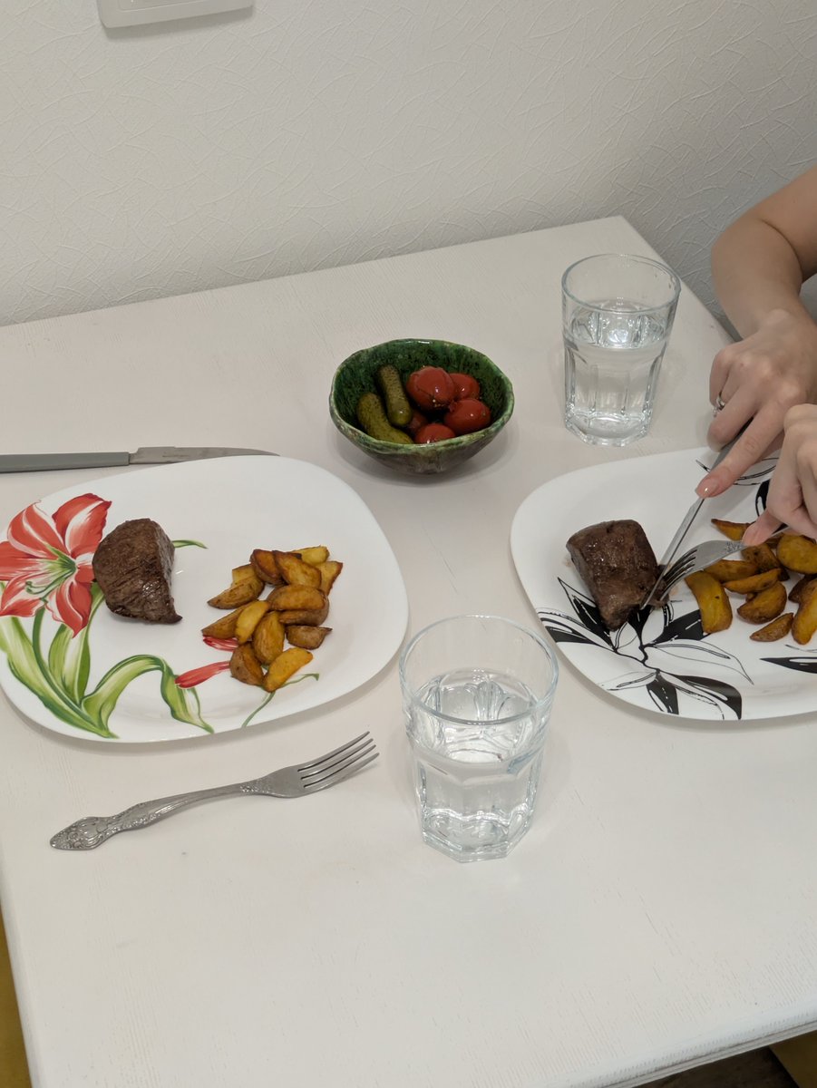 DiscoDirector's tweet image. how do you cook filet mignon? do you make a salt crust or season it after? do you finish it in the oven or cook it entirely on the pan?