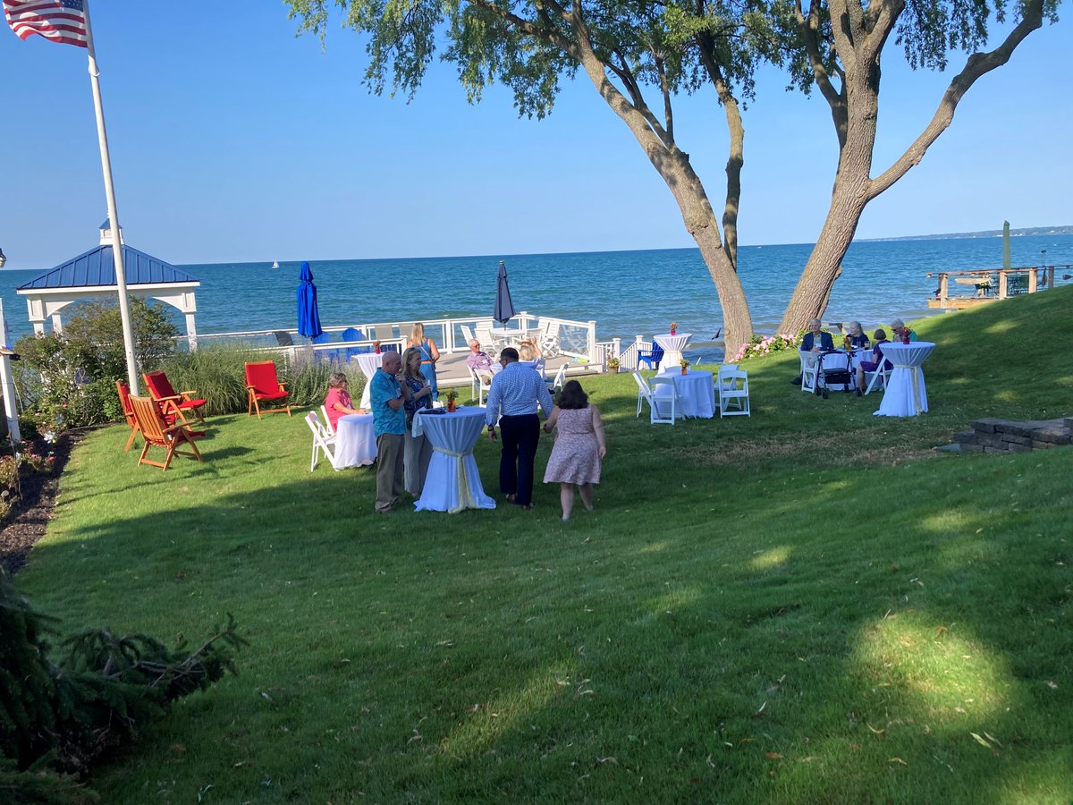 RIT_GovComm's tweet image. We attended a wonderful event for @UnitedWayROCFLX with @RITPresident! It was a beautiful night on #lakeontario.