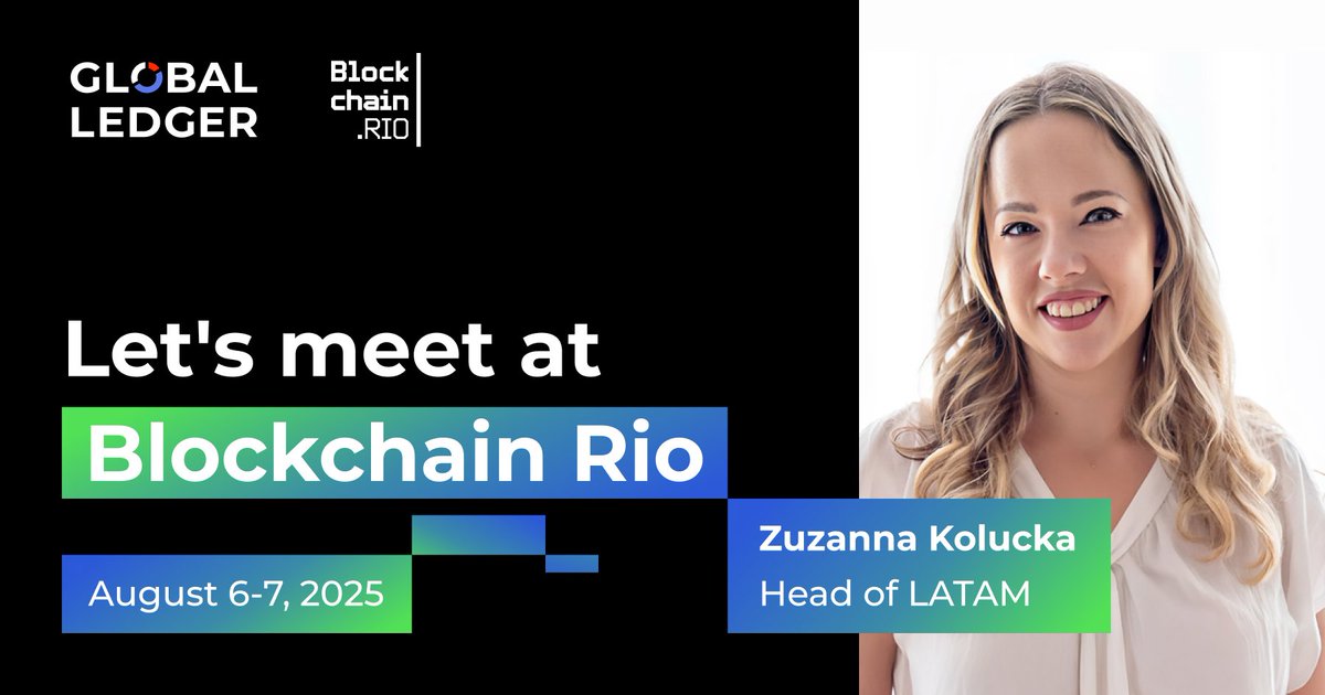 Global Ledger Alerts (@globalledger) on Twitter photo Web3 is moving fast, how can you grow and stay ahead?
Global Ledger joins <a href="/blockchain_rio/">Blockchain.Rio</a> to talk secure, scalable, and compliant growth 🔥 Meet our team to explore tools for real-time risk, AI compliance, and streamlined investigations.
See you soon 👋
#CryptoNews Web3 is moving fast, how can you grow and stay ahead?
Global Ledger joins <a href="/blockchain_rio/">Blockchain.Rio</a> to talk secure, scalable, and compliant growth 🔥 Meet our team to explore tools for real-time risk, AI compliance, and streamlined investigations.
See you soon 👋
#CryptoNews