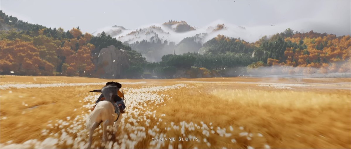 flowgamespdc's tweet image. Ghost of Yotei terá mundo menos repetitivo que Tsushima