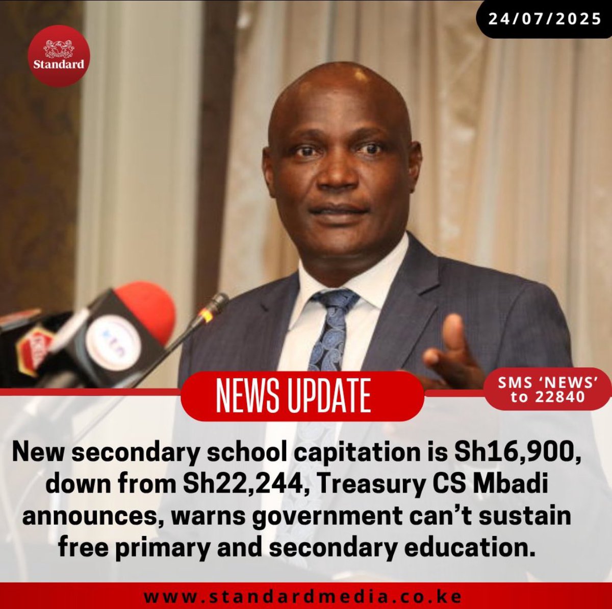 The Kenya we live right now. Churches over education