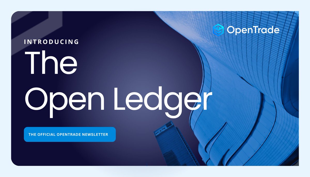opentrade_io's tweet image. We’re excited to launch OpenLedger, our official newsletter covering key updates across the OpenTrade ecosystem. Each edition features product announcements, exclusive insights from the RWA space and early access to opportunities to connect with the OpenTrade team live.…