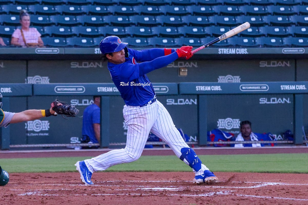 biest22's tweet image. Great to see @Cubs catcher @mamaya_9 back on the field! He played his 2nd game in the Arizona Complex League on Wednesday night and his first behind the dish. He played 5 innings and went 0-1 with a BB. #Cubs #ACL2025