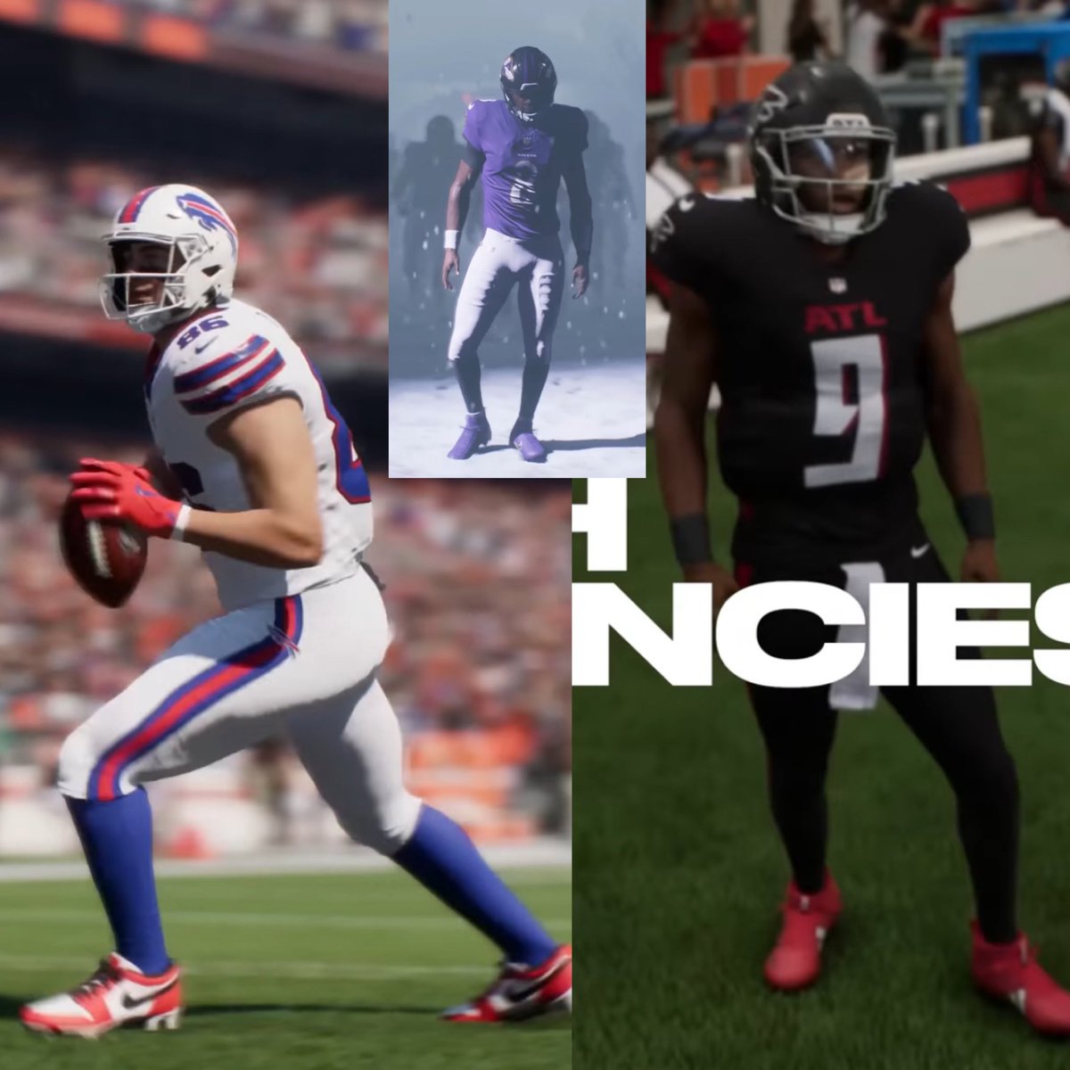 CatholicPacman's tweet image. 🤔 starting to suspect CFB is kept as ugly as it is because they can’t outshine Madden.
It’s already bad enough CFB offers above-knee pants. You see how ugly Madden looks with those still missing (because “NFL rules” they say).
Now imagine CFB gives us everything we want and…