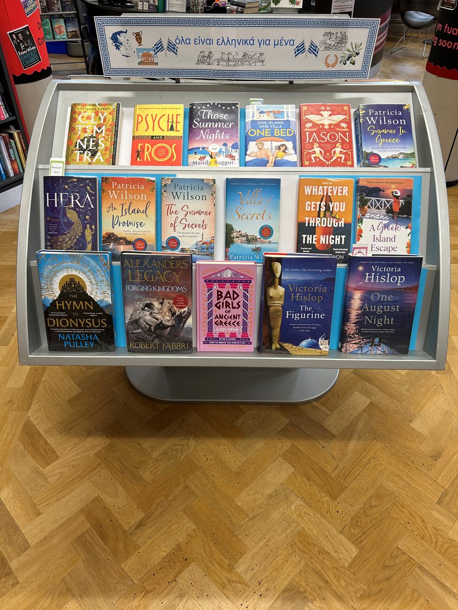 NewbridgeLib's tweet image. Teithiwch i Wlad Groeg o'ch cadair freichiau gyda Llyfrgell Newbridge!
🇬🇷🫒🇬🇷🫒🇬🇷🫒🇬🇷🫒🇬🇷🫒🇬🇷🫒🇬🇷🫒🇬🇷🫒🇬🇷
Travel to Greece from your armchair with Newbridge Library!
@CaerphillyLibs @VicHislop @pmwilson_author