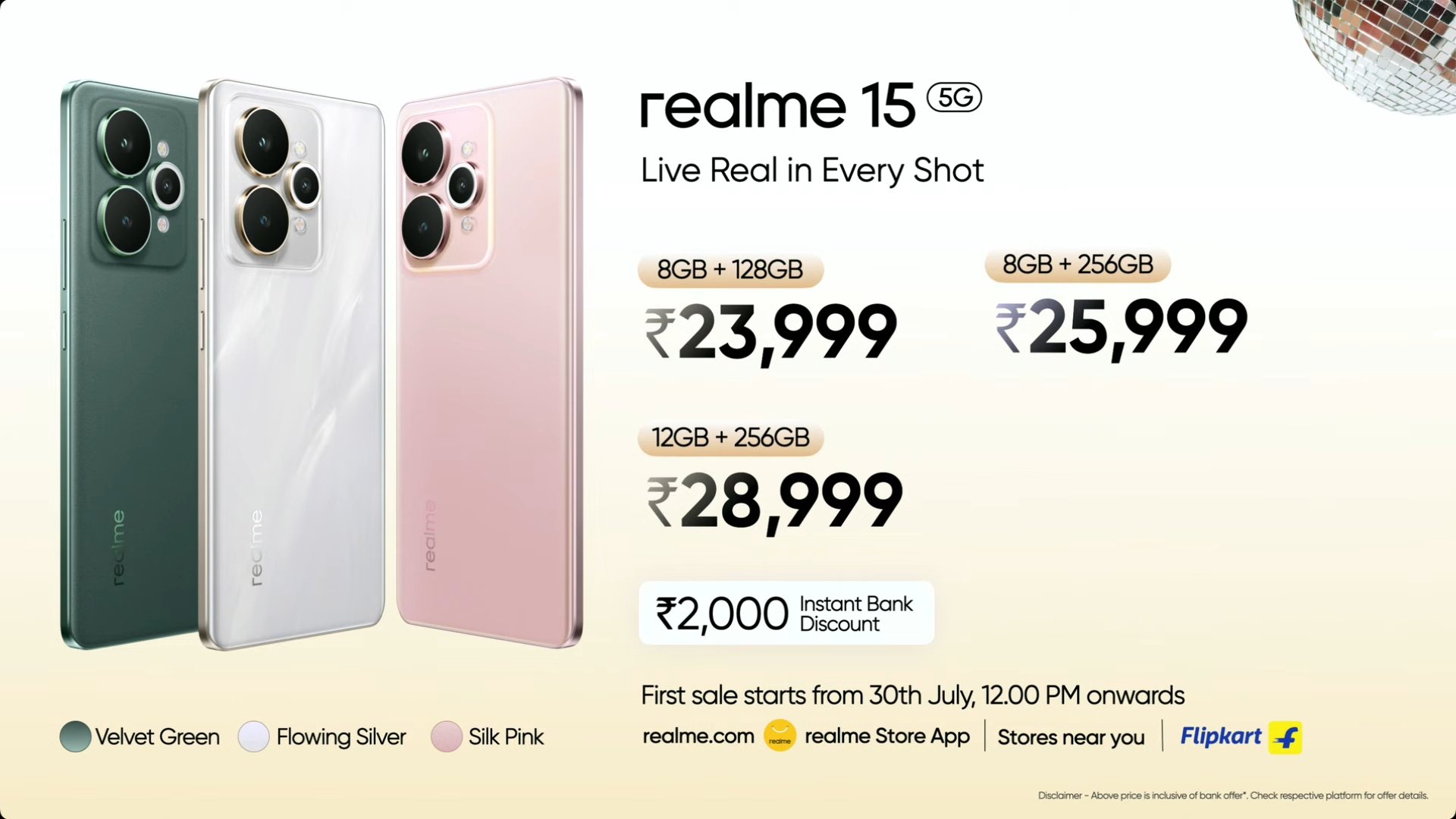 Realme 15 5G in India