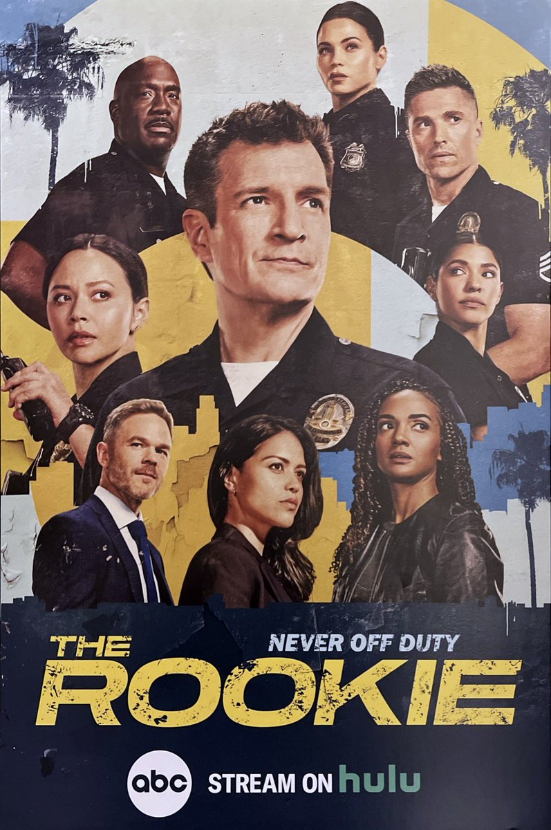 #TheRookie poster available at the Disney booth at #SDCC!

SDCC 📸 | [07.23.25]