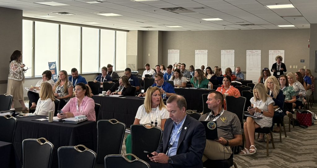 Off to a great start in our Calibration session at KASA. Awesome leaders discussing evidence collection around the Ky Framework for Teaching.