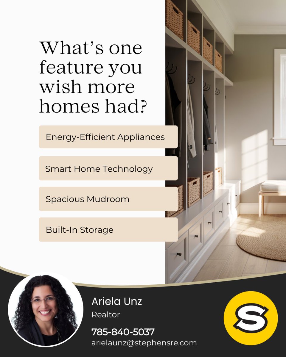 ArielaUnz's tweet image. Imagining the perfect home is all about those features that make everyday living easier and more enjoyable.

🌟 What’s one feature you wish more homes had? Share your must-have in the comments below!

#dreamhome #homefeatures #propertywishlist #homeimprovement #realestate